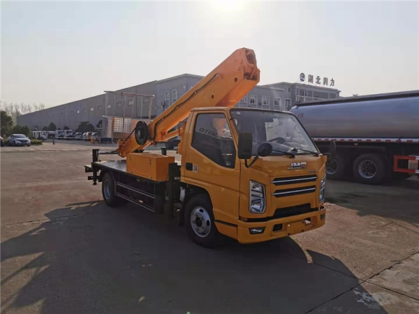 國(guó)六江铃顺达蓝牌17.5米直臂伸缩式高空作业车